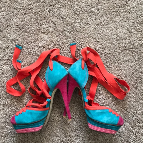 Jeffrey Campbell Monroe Lace up pump - Picture 10 of 14